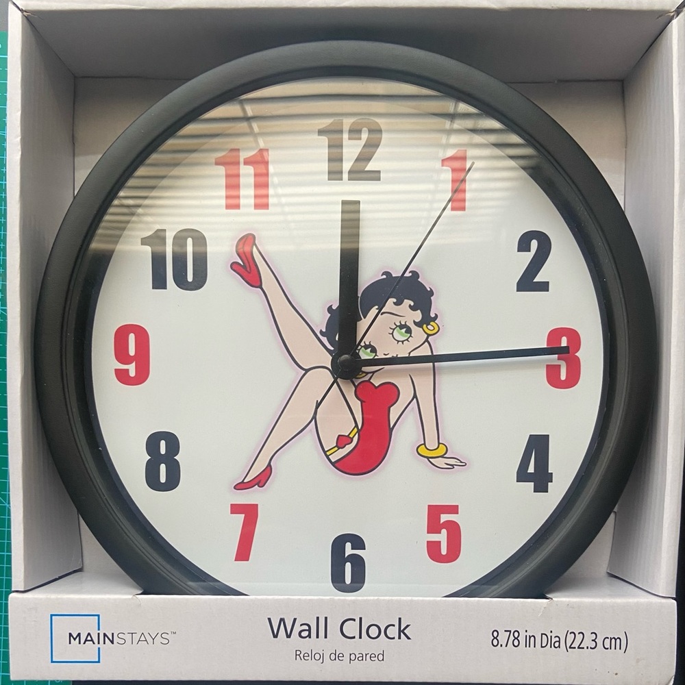 Betty Boop Wall Clock